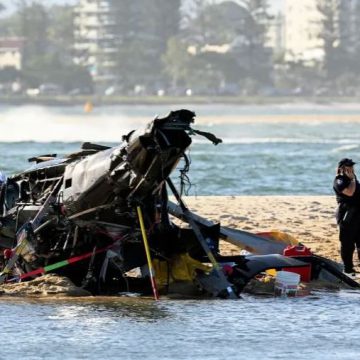 helicopter crash in Queensland